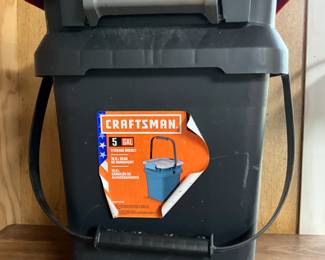 Craftsman Storage Bucket