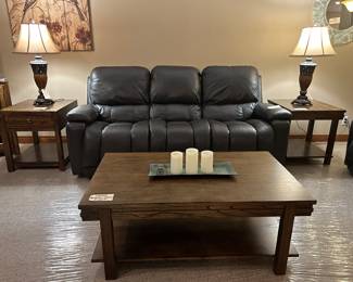 Kincaid Co. coffee table and end tables 