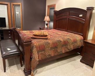 King bed and mattress set