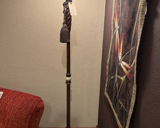 Torch style floor lamp