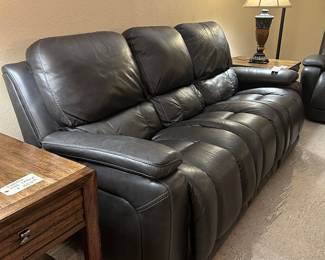 La-Z-Boy leather reclining sofa