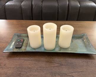 Battery operated candle set 