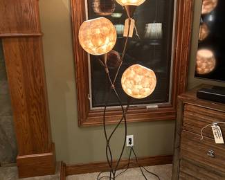 Capiz Shell lamp - vintage