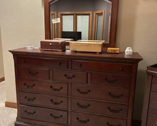 Large dresser with mirror