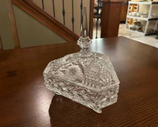 Crystal candy dish