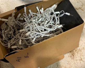 Lights in box upstairs