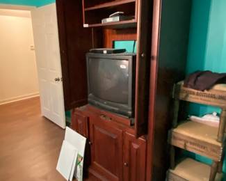 TV Armoire downstairs