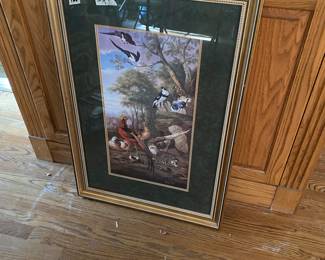 Framed & matted picture