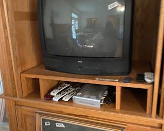 One piece unit to hold TV - picture below