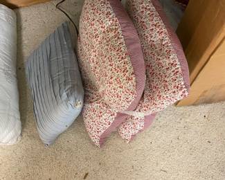 Pillows upstairs