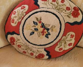 Needlepoint pillow