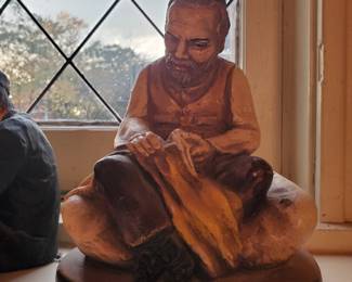 This Rabbi, I believe, is made of chalk