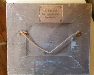 Artist F. Bremer Bartholomaus, Germany