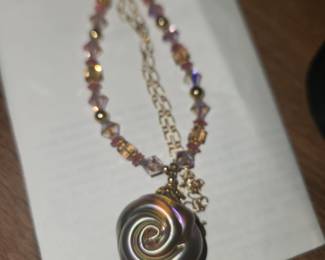 Zephyr glass necklace