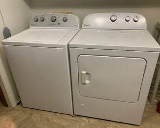 Whirlpool HE washer and gas dryer