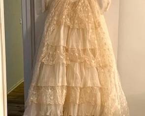 1957 Wedding gown