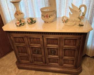 Sideboard with marble top