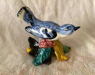Vintage Stangl Art Pottery Cerulean Warbler - ca. 1940's