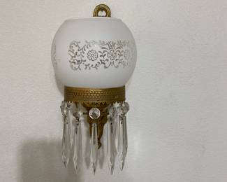 2 of the great lamps on wall in living room