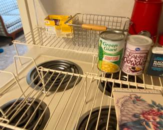 Several extra shelves to put in your cabinets