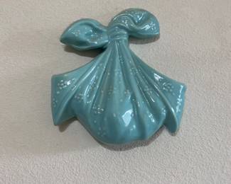 Vintage ceramic wall art piece