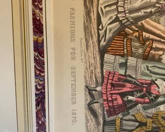 Godey’s Fashions for May 1870 - Matt & frame very nice!