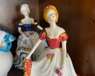 Dancing lady figurines