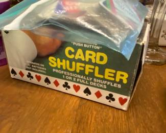 Card shuffler set