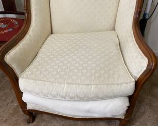 Matching chair to camel back sofa