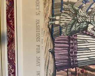 Godey’s Fashions for May 1870 - Matt & frame very nice!
