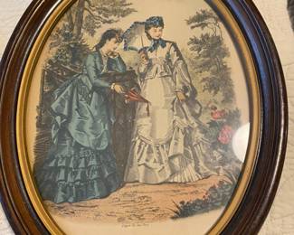 Victorian framed ladies