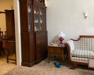 China cabinet in living room