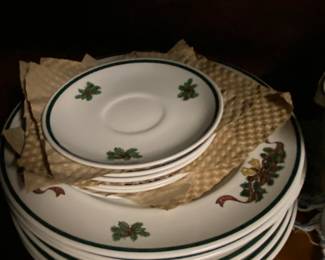 Christmas set of dishes