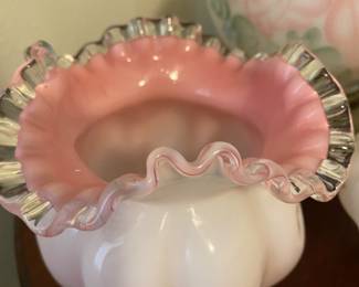 Another nice Fenton vase with ruffle edge