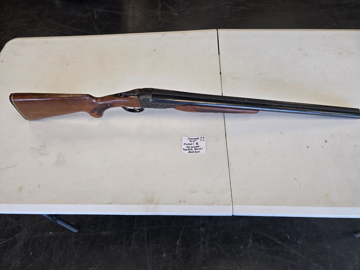savage fox model B 20 gauge double barrel shotgun NICE!!