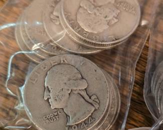 Pre 64 silver quarters 88 total