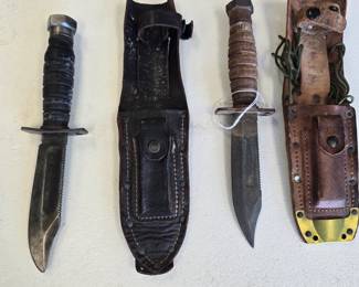 vintage fixed blades