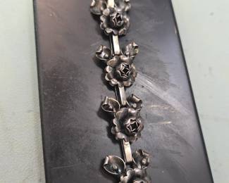 Sterling silver Ross signed vintage bracelet