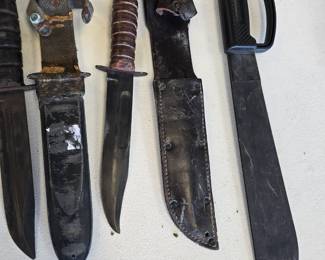 vintage fixed blades