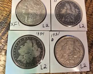 Morgan silver dollars
