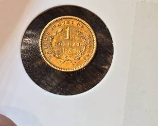 1851 Liberty Head gold dollar two available