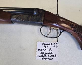 savage fox model B 20 gauge double barrel shotgun NICE!!