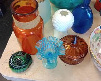 misc glass fenton and others