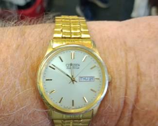 Citizen eco drive mens watch working