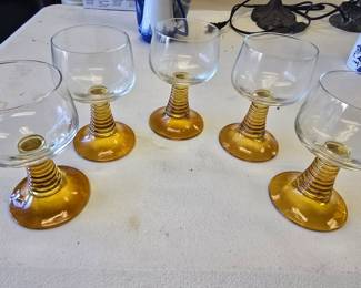 beehive glasses set of 5