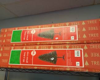 NEW IN BOX CHRISTMAS TREES 6ft 6 available