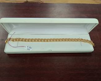10k gold mens bracelet NICE!!