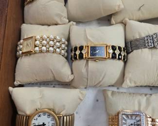 Nice collection of ladies watches most are new or never worn