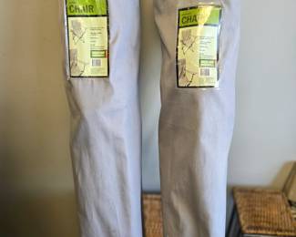 Two folding bag chairs