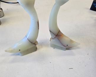 awesome onyx dolphin candleholders
